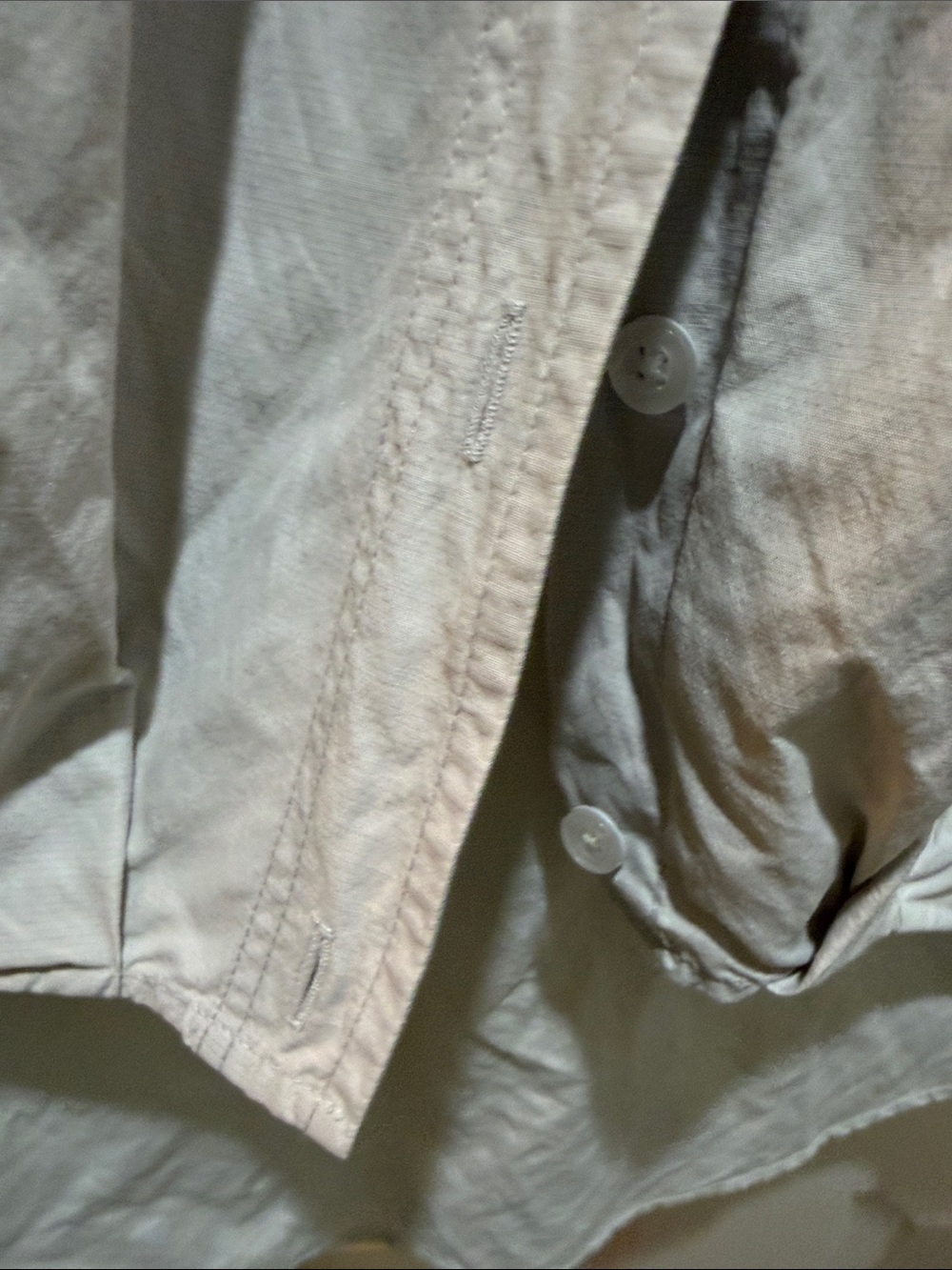 Kal Rieman Ivory Button-Front Relaxed Shirt - Picture 5 of 16